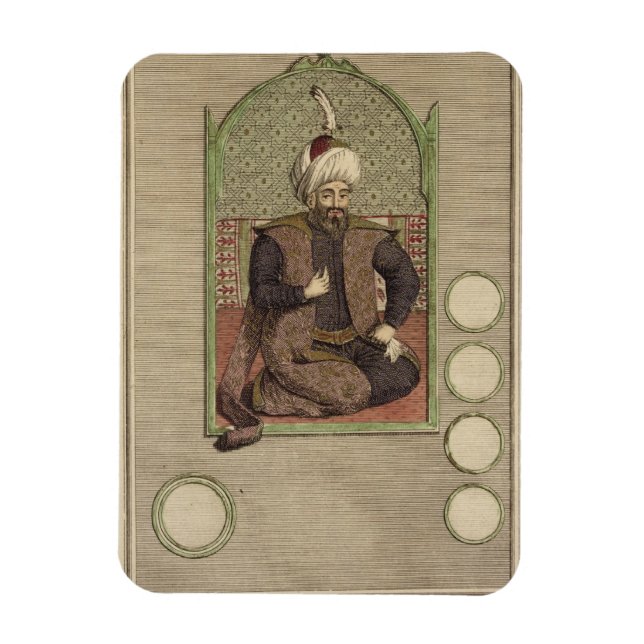 Osman I (1259-1326) grundare av det ottomanska rik Magnet (Vertikal)