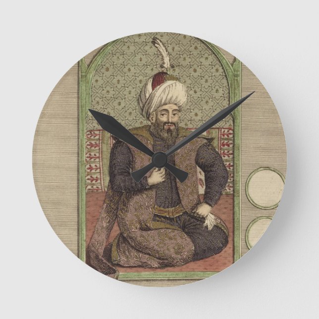 Osman mig (1259-1326) grundare av Ottomanväldet Rund Klocka (Framsida)