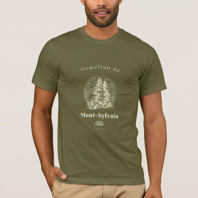 Osmélian de Mont-Sylvain Motto T Shirt (Framsida)