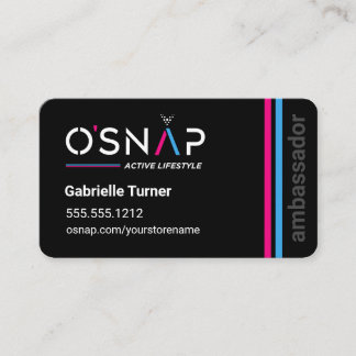 O'Snap Design 1, Affärskort Visitkort