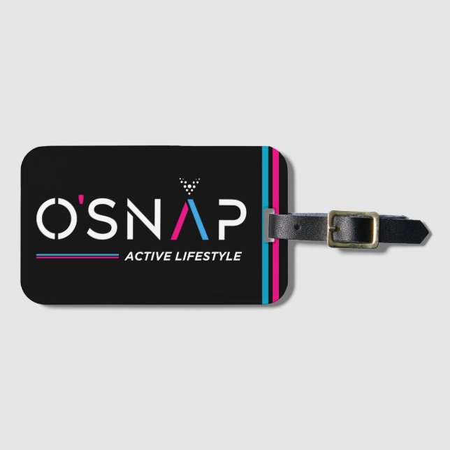 O'Snap Luggage Tag Bagagebricka (Framsida horisontal)