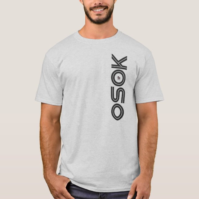 OSOK - Grafisk mörk för kulhålTshirt T-shirt (Framsida)