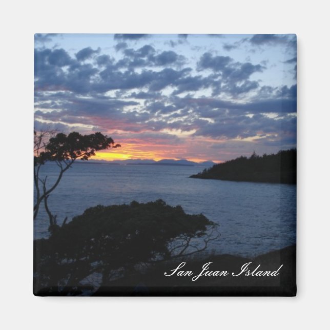 Ösolnedgång Magnet (Framsidan)