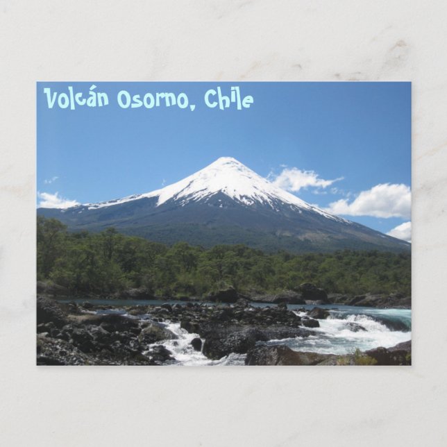Osorno Volcano-vykort Vykort (Framsida)