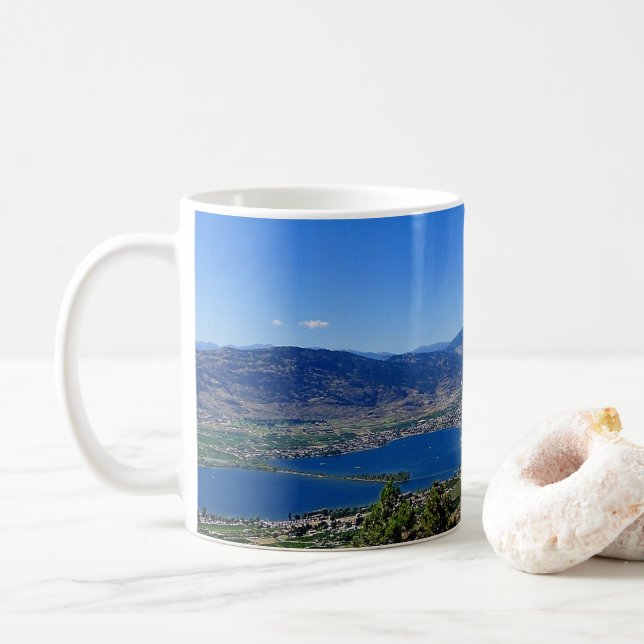 Osoyoos BC Desert Vin Land-kaffe Mugg (Med munk)