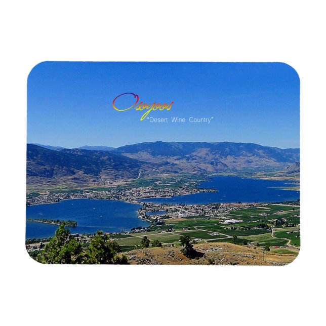 Osoyoos, Desert Vin Land Magnet (Horisontell)
