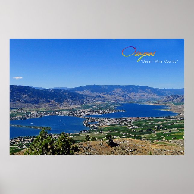 Osoyoos, Desert Vin Land Poster (Framsidan)