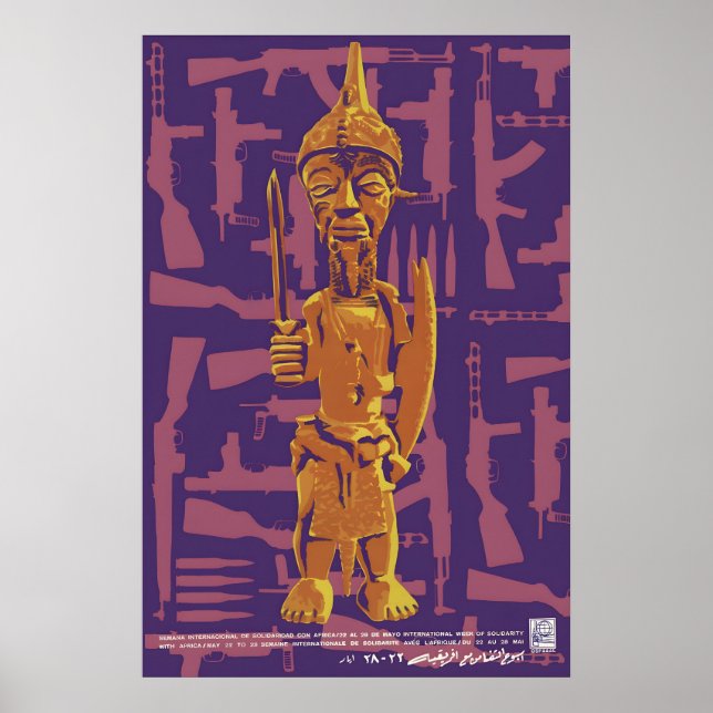 OSPAAAL-affisch Internationella veckan för solidar Poster (Framsidan)