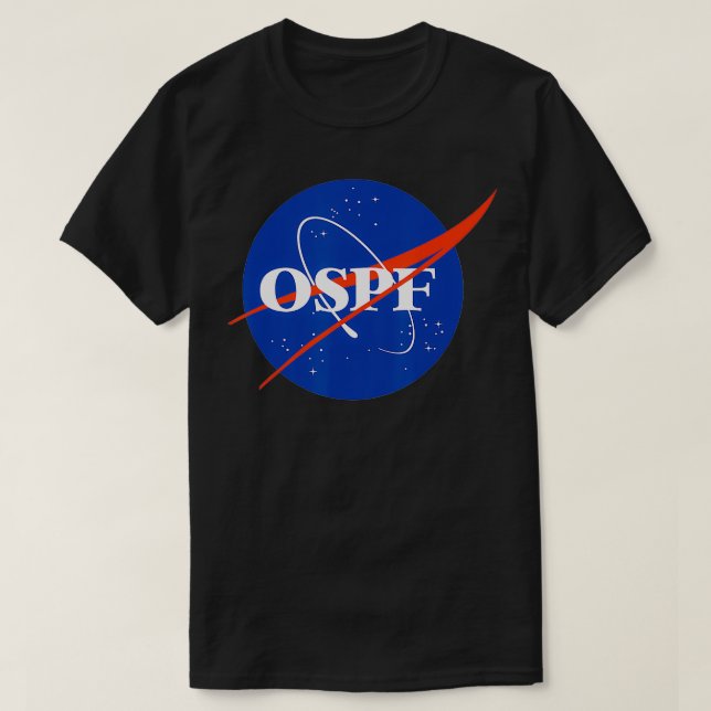 OSPF-routningsprotokoll T Shirt (Design framsida)