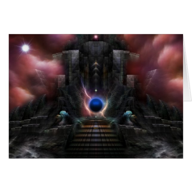 Osphiliums realm hälsningskort (Framsidan Horizontal)