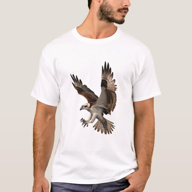 Osprey, 3D-render, Majestic, Vingar Spreading T Shirt (Framsida)