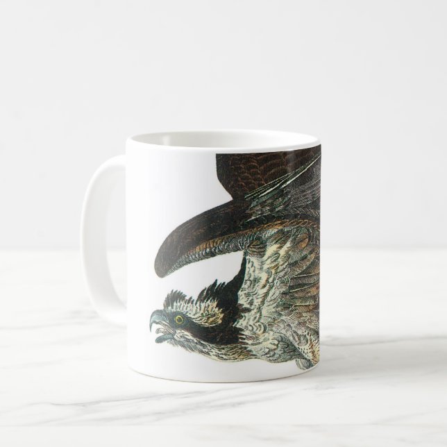 Osprey by Audubon Kaffemugg (Framsida vänster)