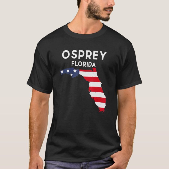 Osprey Florida Förenta staterna State America Trav T Shirt (Framsida)