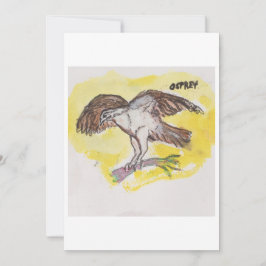 Osprey Greeting Card Inbjudningar