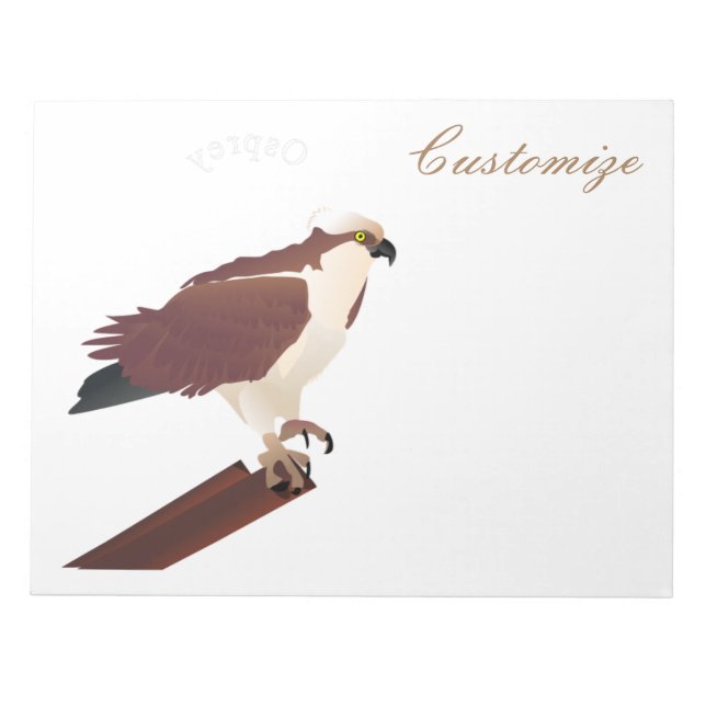 Osprey Hawk Raptor Thunder_Cove Anteckningsblock (Framsida)
