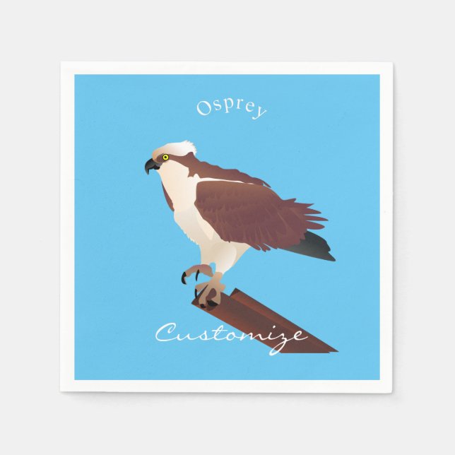 Osprey Hawk Raptor Thunder_Cove Pappersservett (Framsidan)