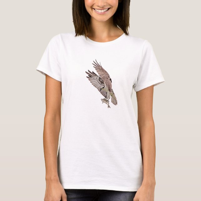 Osprey med fisk tee (Framsida)