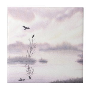 Ospreys vid Dawn Tile Kakelplatta