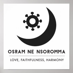 Osram ne nsoromma kärlek, trohet, harmoni poster