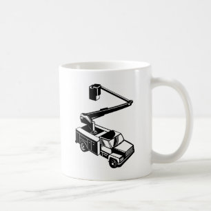 ösregna den retro körsbärsröda pickeren för kaffemugg