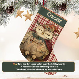 Osric Ugglan | Woodland Whimsy Liten Julstrumpa