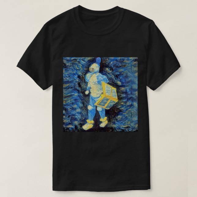 OSRS Rune Armor Knight Starry Nattart T Shirt (Design framsida)