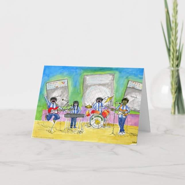 Oss appell det musik:  Allmänna hälsningar Kort (Framsida)