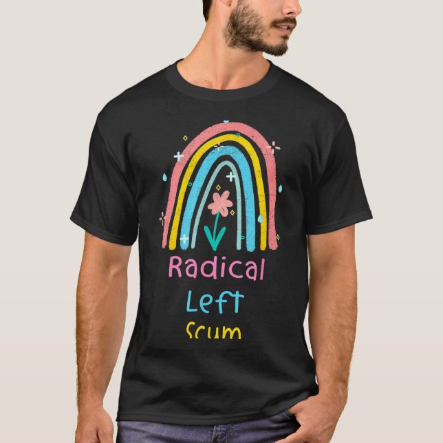 Oss Citat Protest Irriterande Roligt Radikal Vänst T Shirt (Framsida)