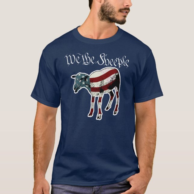 Oss den Sheeple skjortan T-shirt (Framsida)