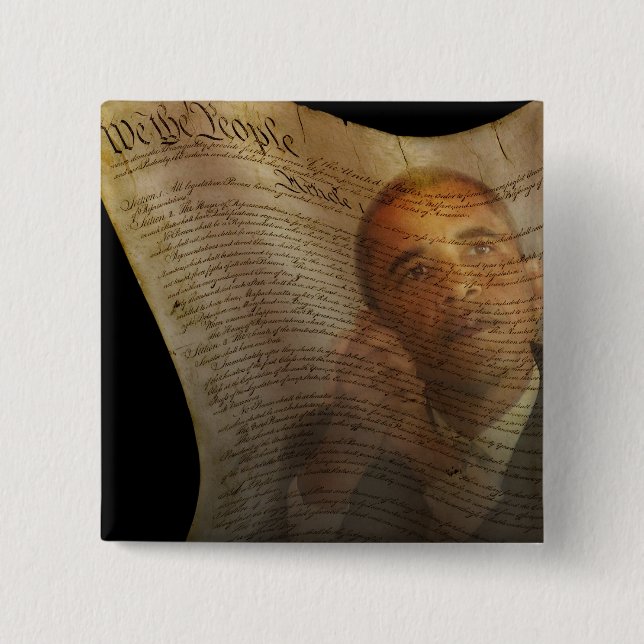 Oss folket… Barack Obama & konstitutionen Knapp (Framsida)