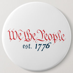Oss folket est. 1776 knapp