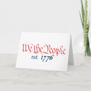 Oss folket est. 1776 kort
