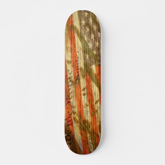 Oss folket konstitutionskridskodäck skateboard bräda 20,5 cm (Framsida)