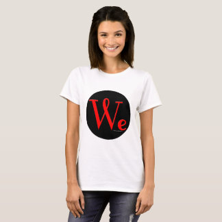 Oss folket rundalogotypkvinnorna T-tröja T-shirt