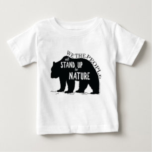 Oss folket stativ upp för naturen - björn t shirt