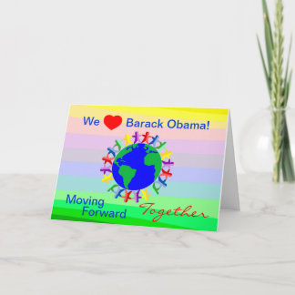 Oss hjärta Barack Obama! Rösta på 11/06/12 Kort