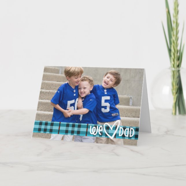 Oss hjärtapappa! kort (Framsida)