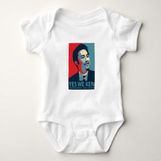 Oss ja Ken (Obama) - skräddarsy babySleeper - T-shirt