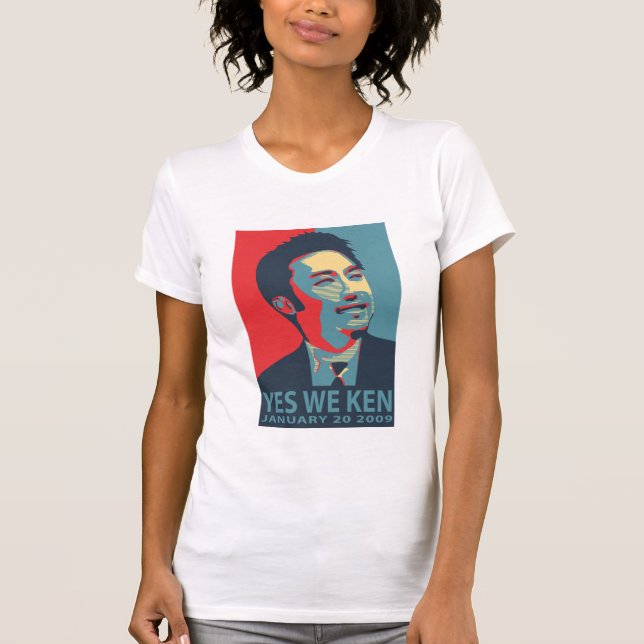 Oss ja skräddarsy Ken (Obama) T-tröja - T-shirt (Framsida)