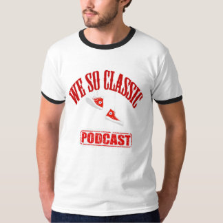 Oss så T-tröja för klassikerPodcastRinger Tee Shirt