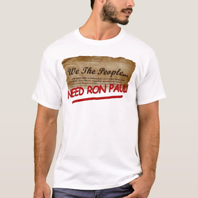 oss som folket Ron Paul kopierar Tee (Framsida)