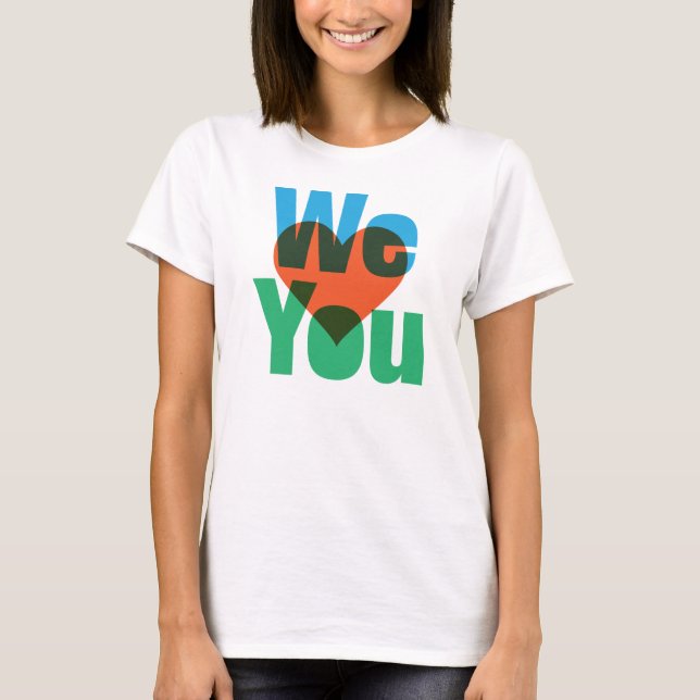 OSS T-tröja för <3 U Tee Shirt (Framsida)