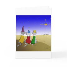 Oss tre katter - julen förbigår kortet