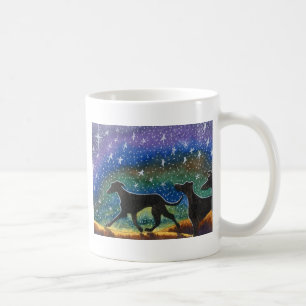 Oss tre vinthundhundar kaffemugg