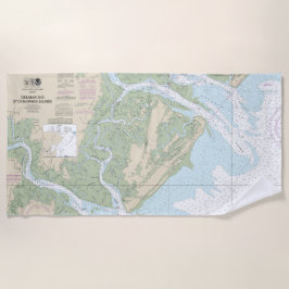 Ossabaw och St Catherines Ljud Nautical Chart