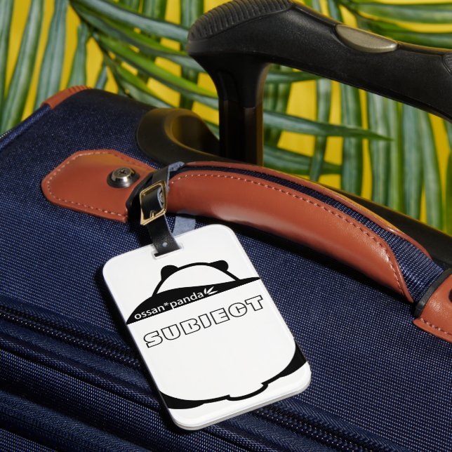 ossan*panda bagagebricka (Framsida Insitu 1)