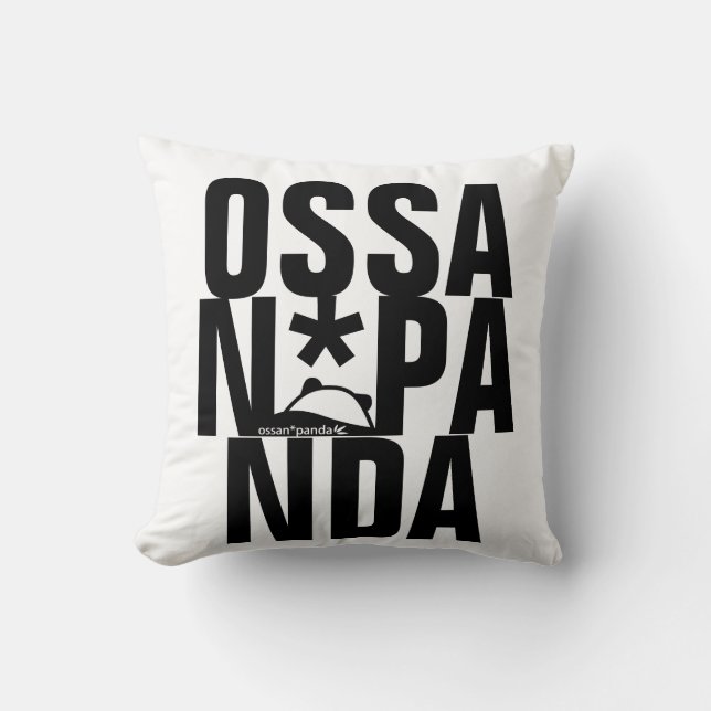 ossan*panda kudde (Framsida)