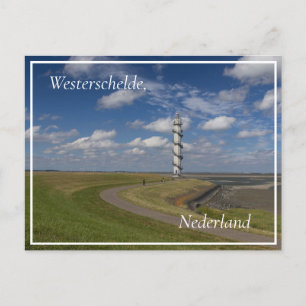 Ossenisse Radar Torn, Zeeland, Nederländerna Vykort