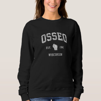 Osseo Wisconsin Wi Vintage Atletisk Sport T Shirt