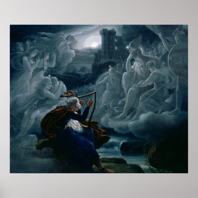 Ossian konjugerar upp spriten poster (Framsidan)